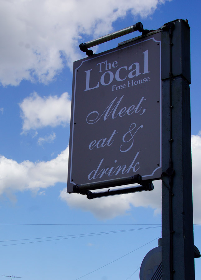 The Local pub sign