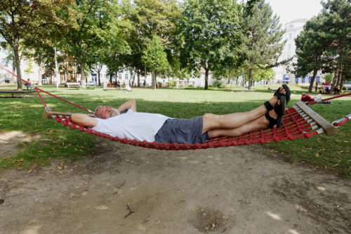 hammock in the park