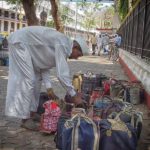 Dabbawala with tiffins