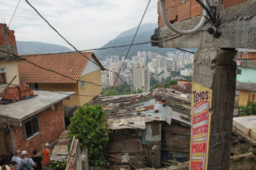 view from favela