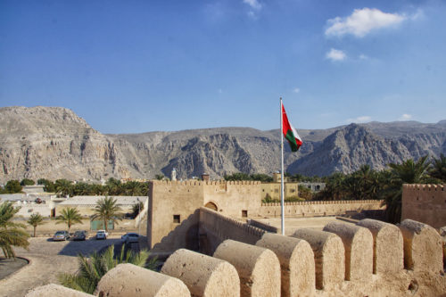 view from Khasab fort