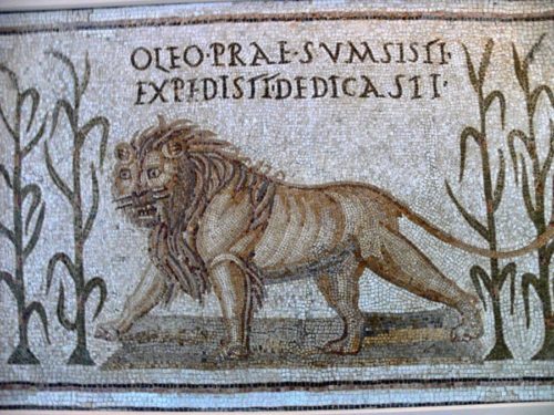 bardo lion mosaic