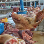 Meat market in chisinau