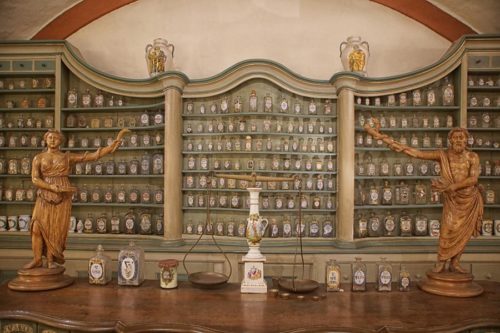 pharmacy museum display
