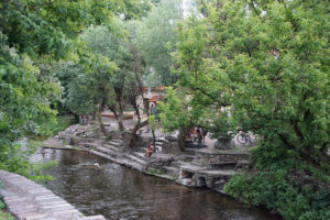 River Vilnia at Uzipis